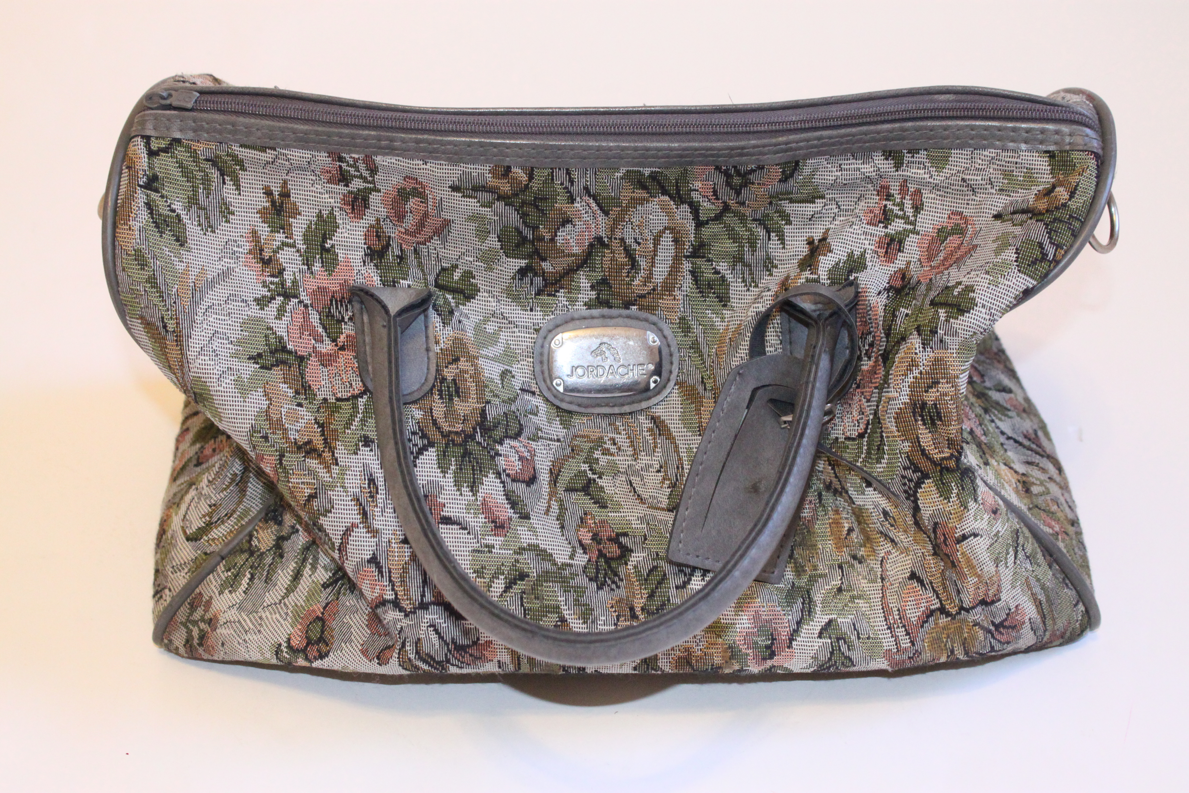 Vintage Floral Tapesty Jordache Luggage Set