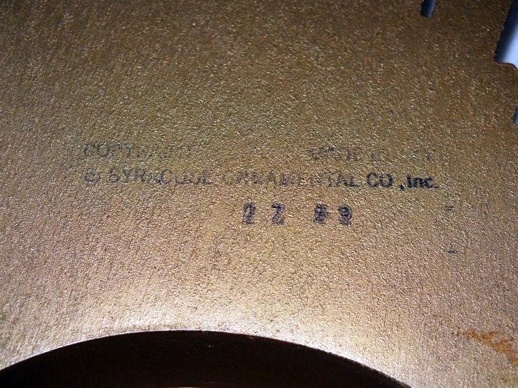 Syroco Mid Century Modern Starburst Wall Clock