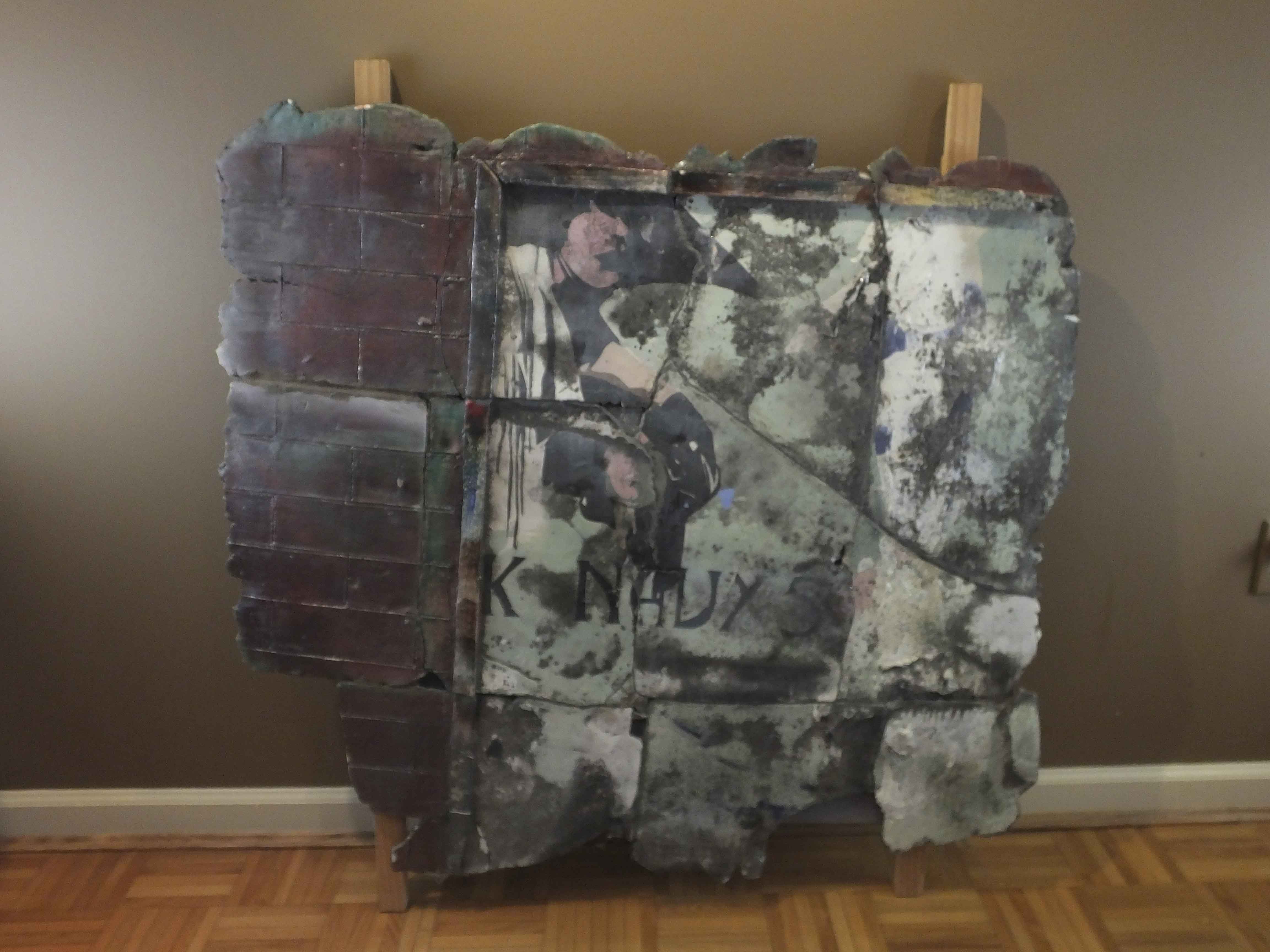 Contemporary Ceramic and Wood Wall Sculpture by Althea Thompson