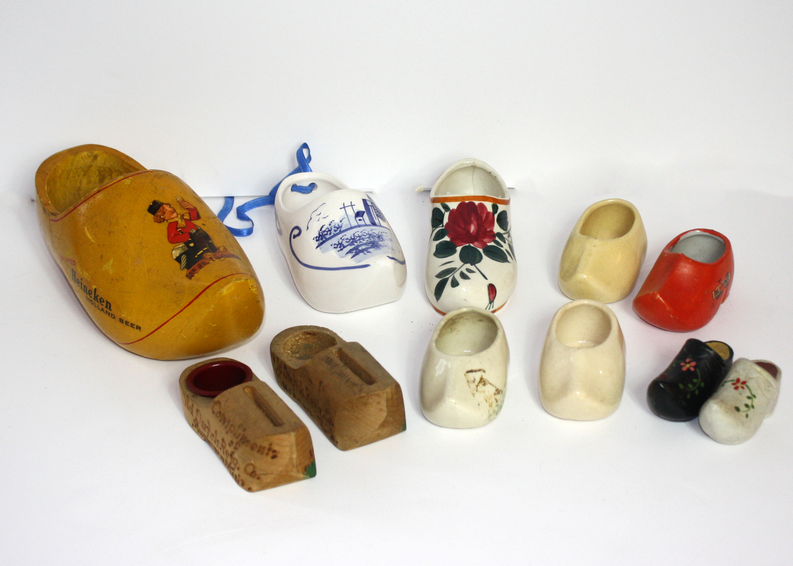 Assortment of Dutch Shoe Souvenirs