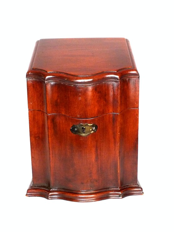 Reproduction English Wooden Slant Top "Knife" Box