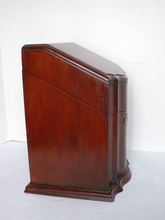 Reproduction English Wooden Slant Top "Knife" Box