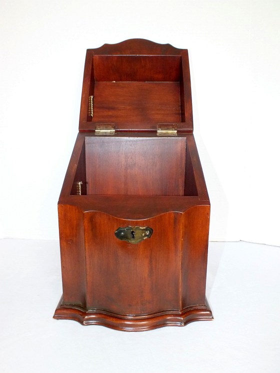 Reproduction English Wooden Slant Top "Knife" Box