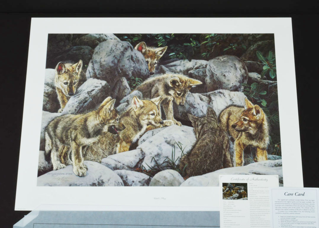 Signed Limited Edition Judy Larson Poster Print with Transparency