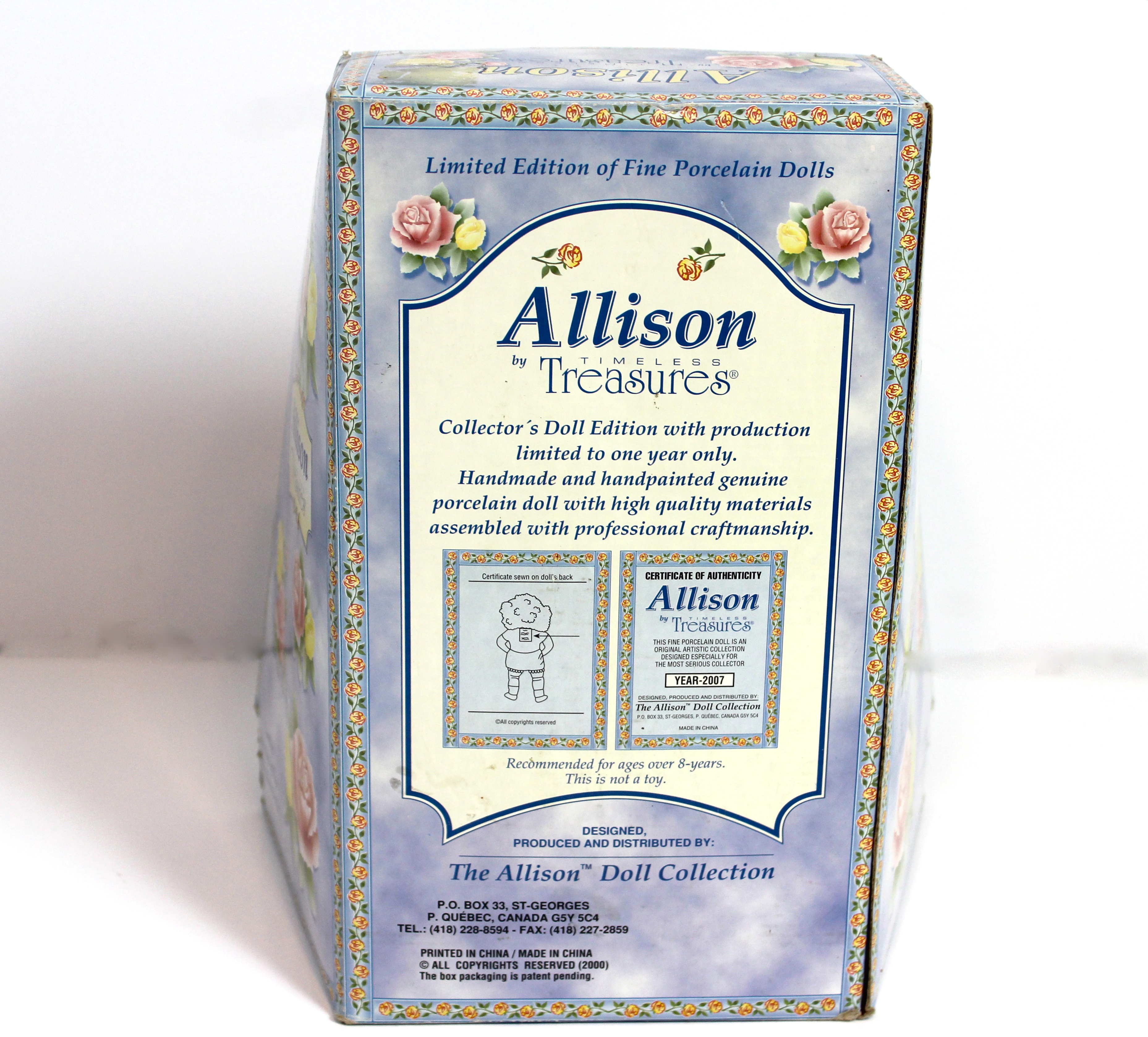 Timeless Treasures "Allison" Doll