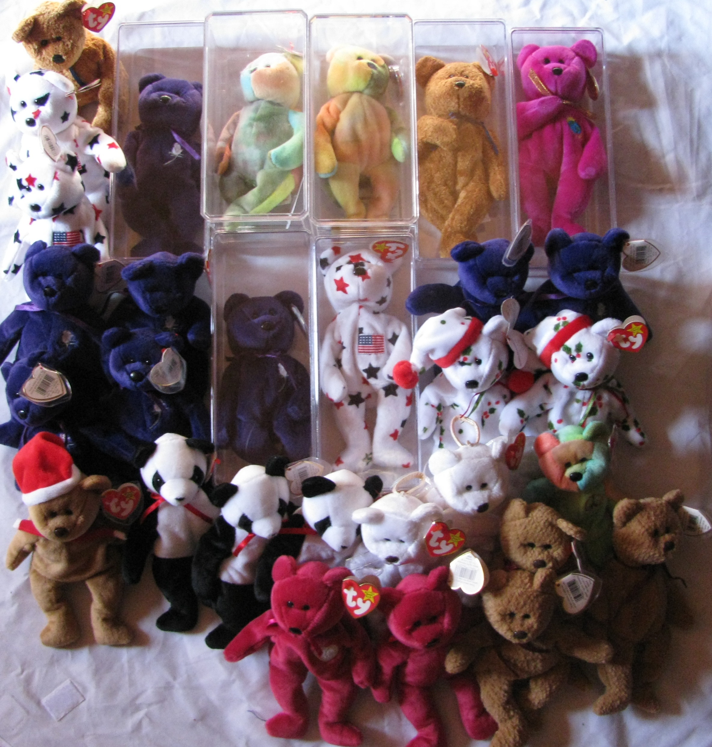 Lot of Ty Beanie Babies Five (Collector's Lot)