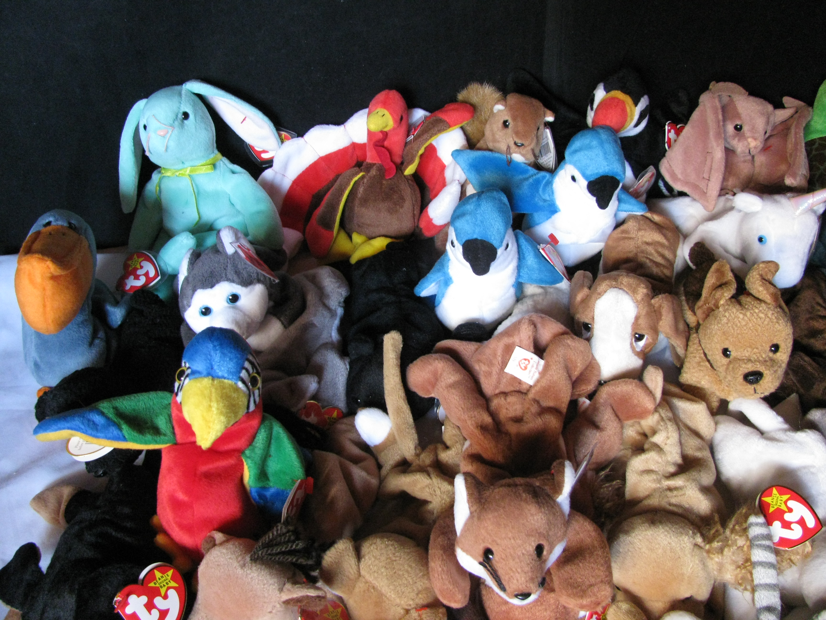Lot of Ty Beanie Babies Three