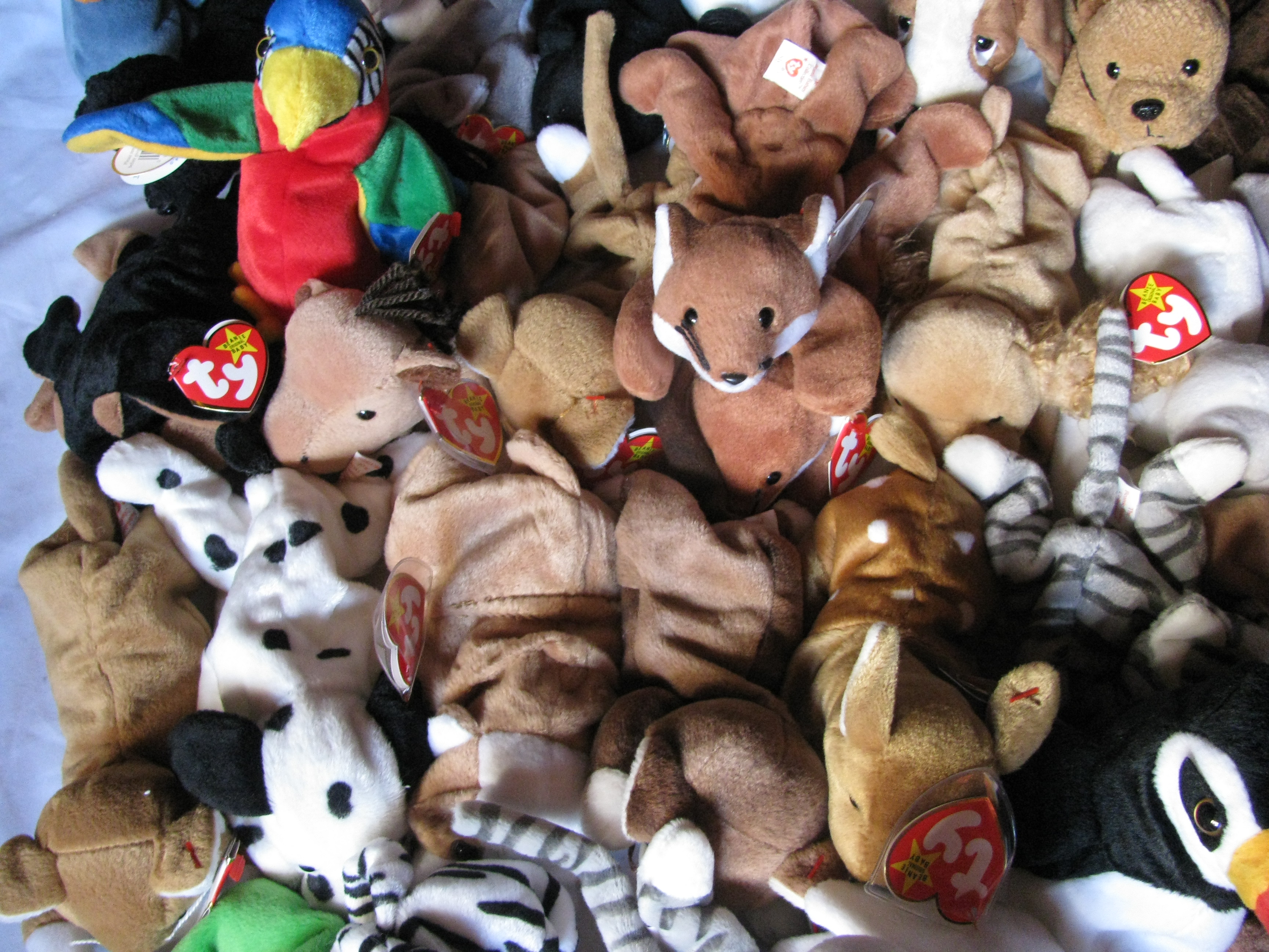 Lot of Ty Beanie Babies Three