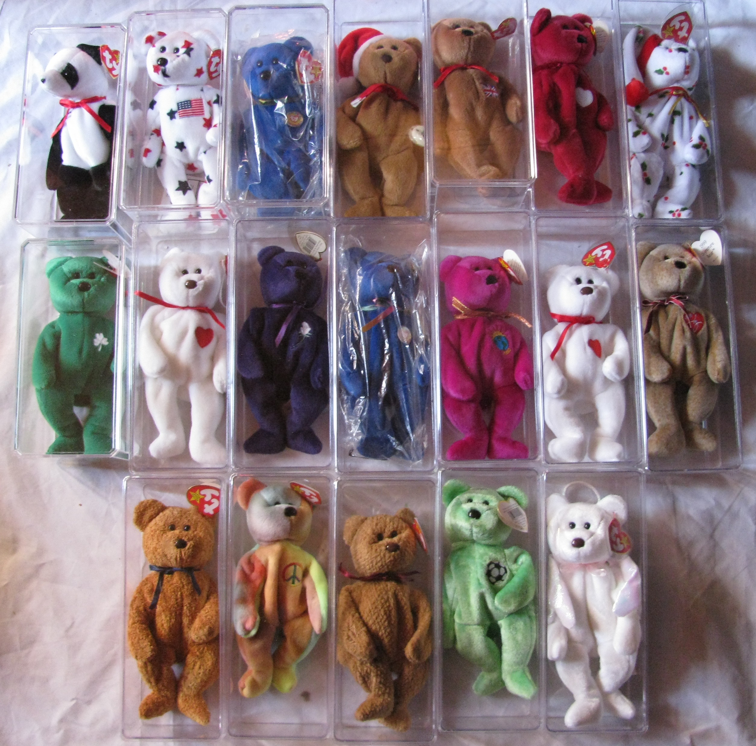 Lot of Ty Beanie Babies Four (Collector's Bears)
