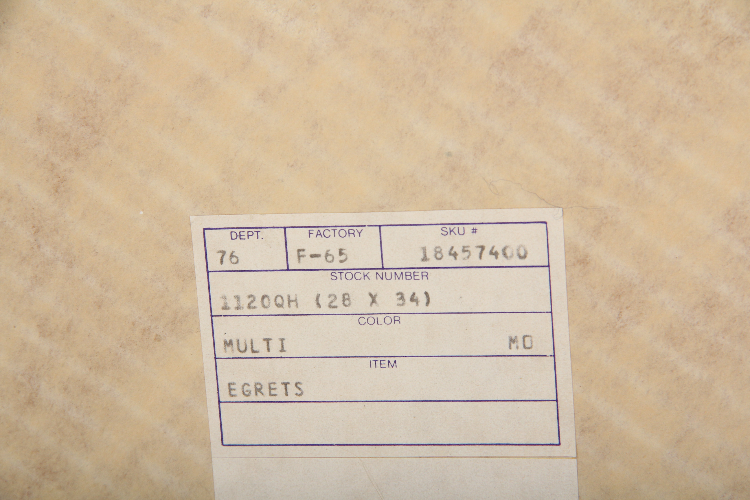 Vintage Crane Print by Hero Nim