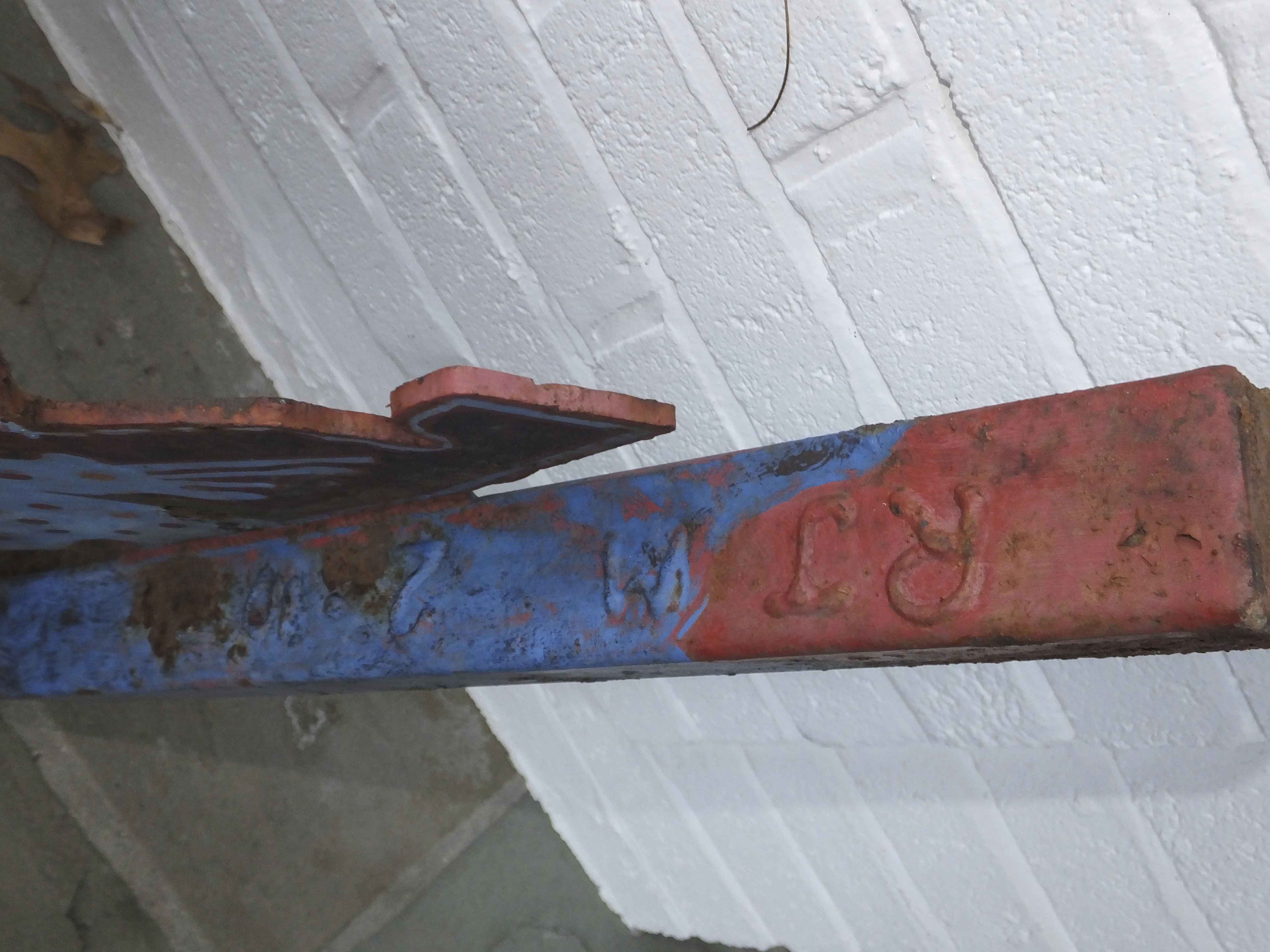 Original Painted Small Steel Sculpture from Robert J. M. Morris