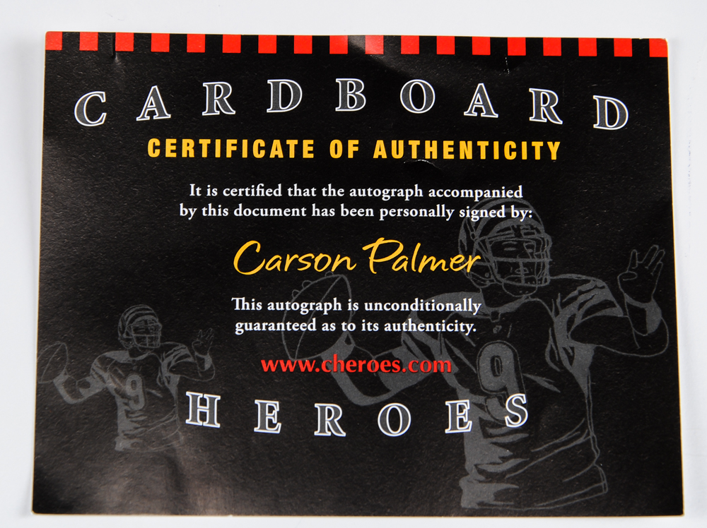 Carson Palmer Signed Bengals Jersey