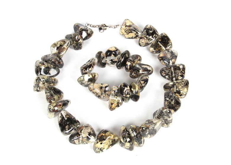 Artisan Created Necklace And Bracelet Set