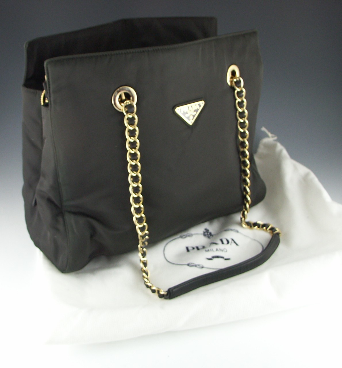 Black Nylon PRADA Handbag