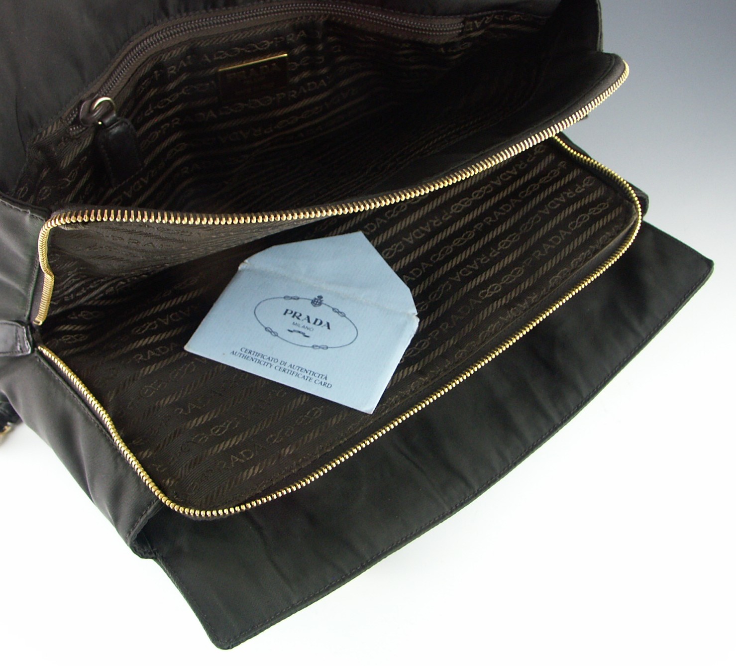 Black Nylon PRADA Handbag