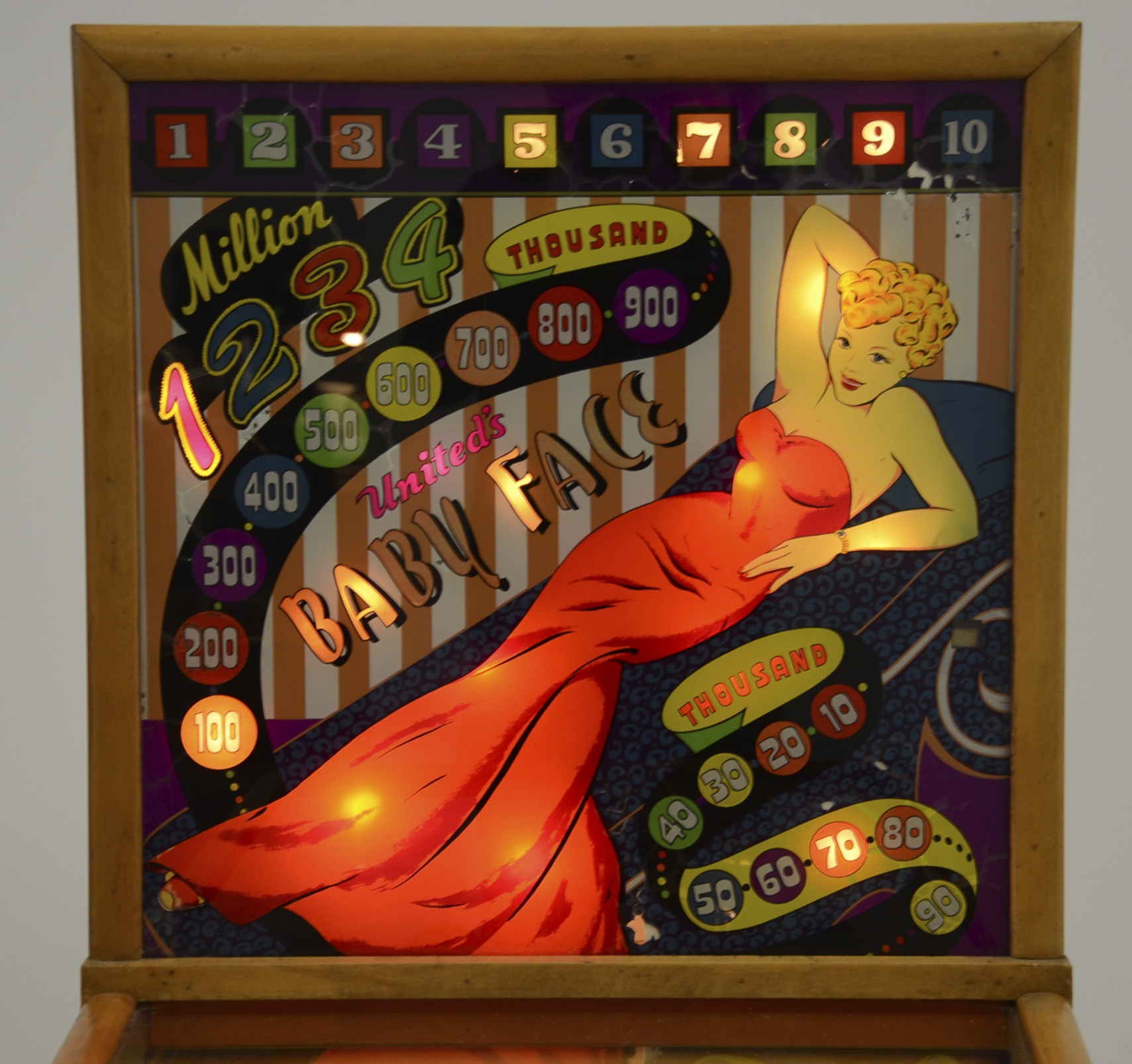 Nostalgic Babyface Pinball Machine