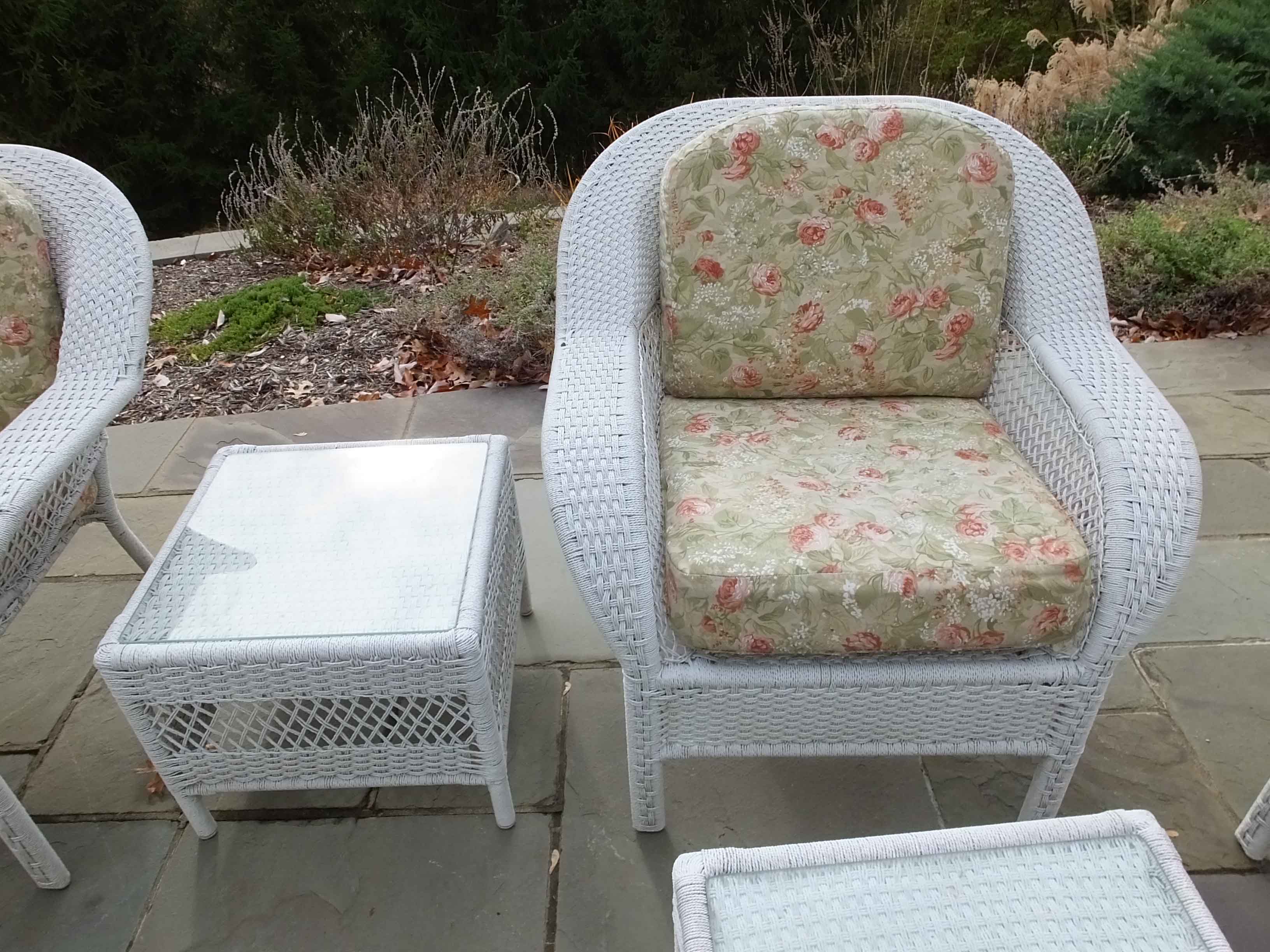 Wicker Like Patio Furniture Ensemble