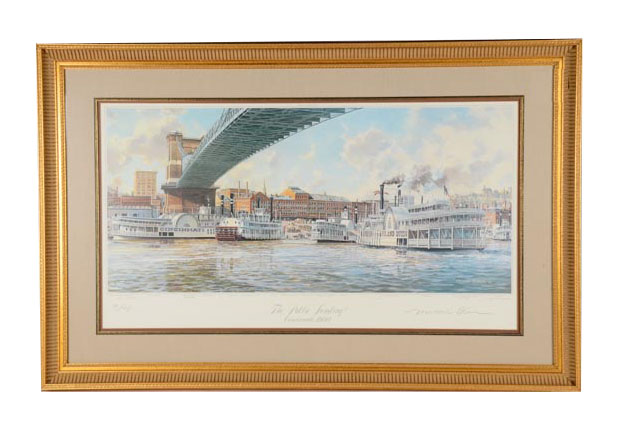 Limited Edition Lithograph Print, Michael Blaser