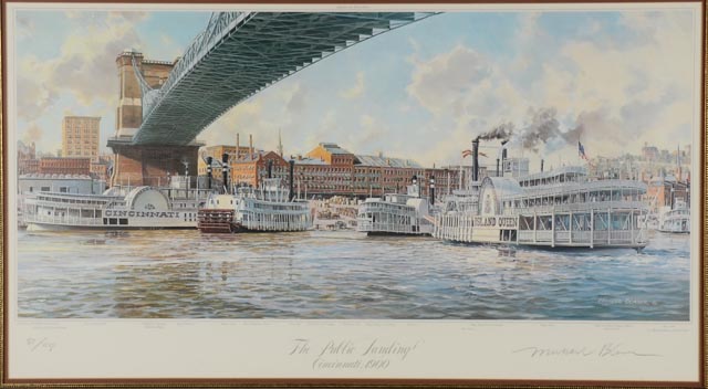 Limited Edition Lithograph Print, Michael Blaser