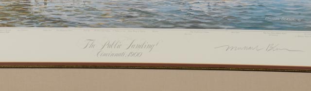 Limited Edition Lithograph Print, Michael Blaser