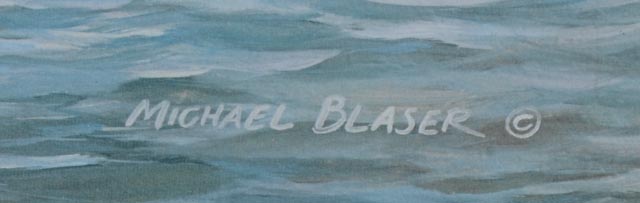 Limited Edition Lithograph Print, Michael Blaser