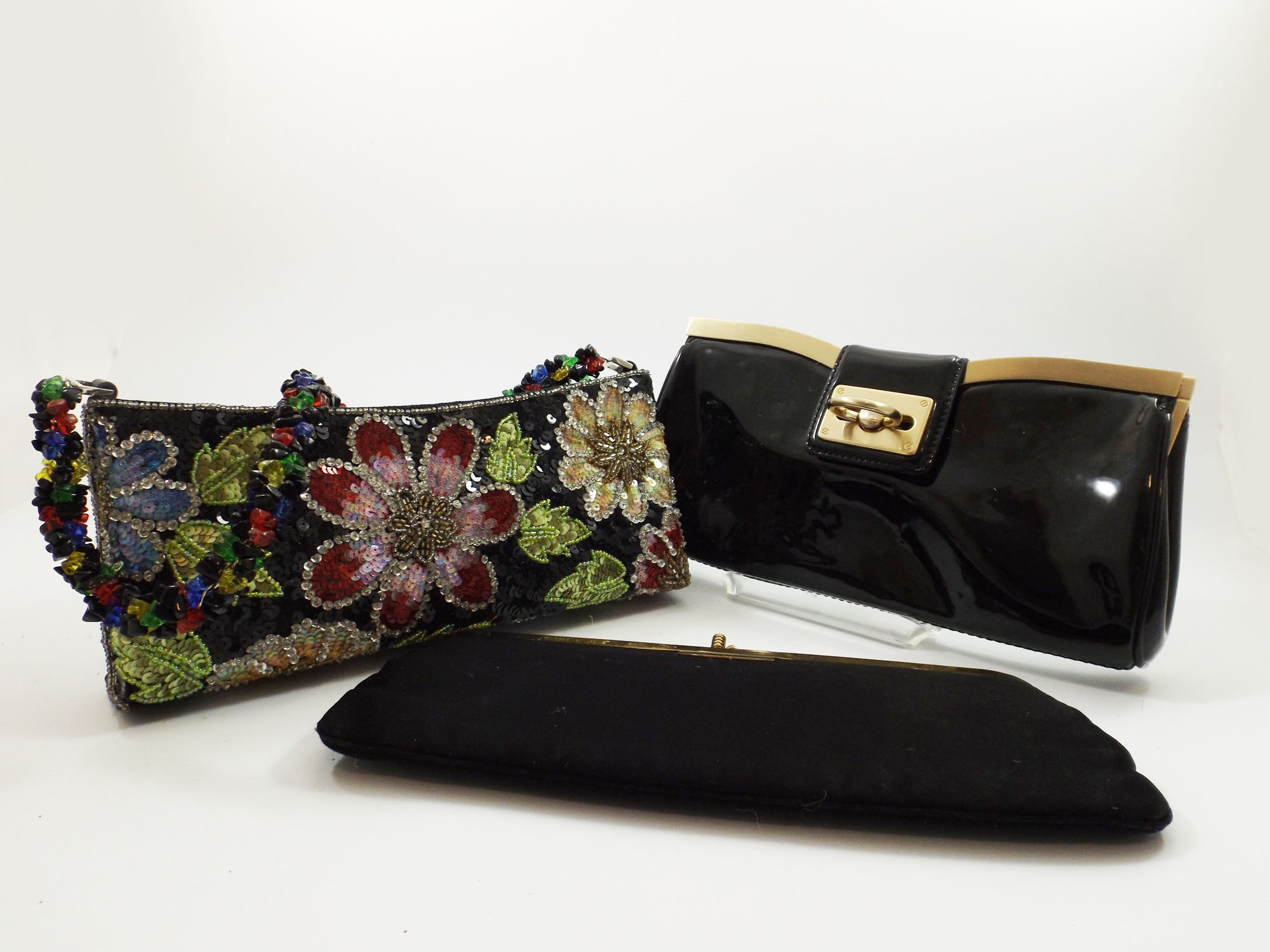 Vintage and Modern Purses, with Ann Taylor Clutch