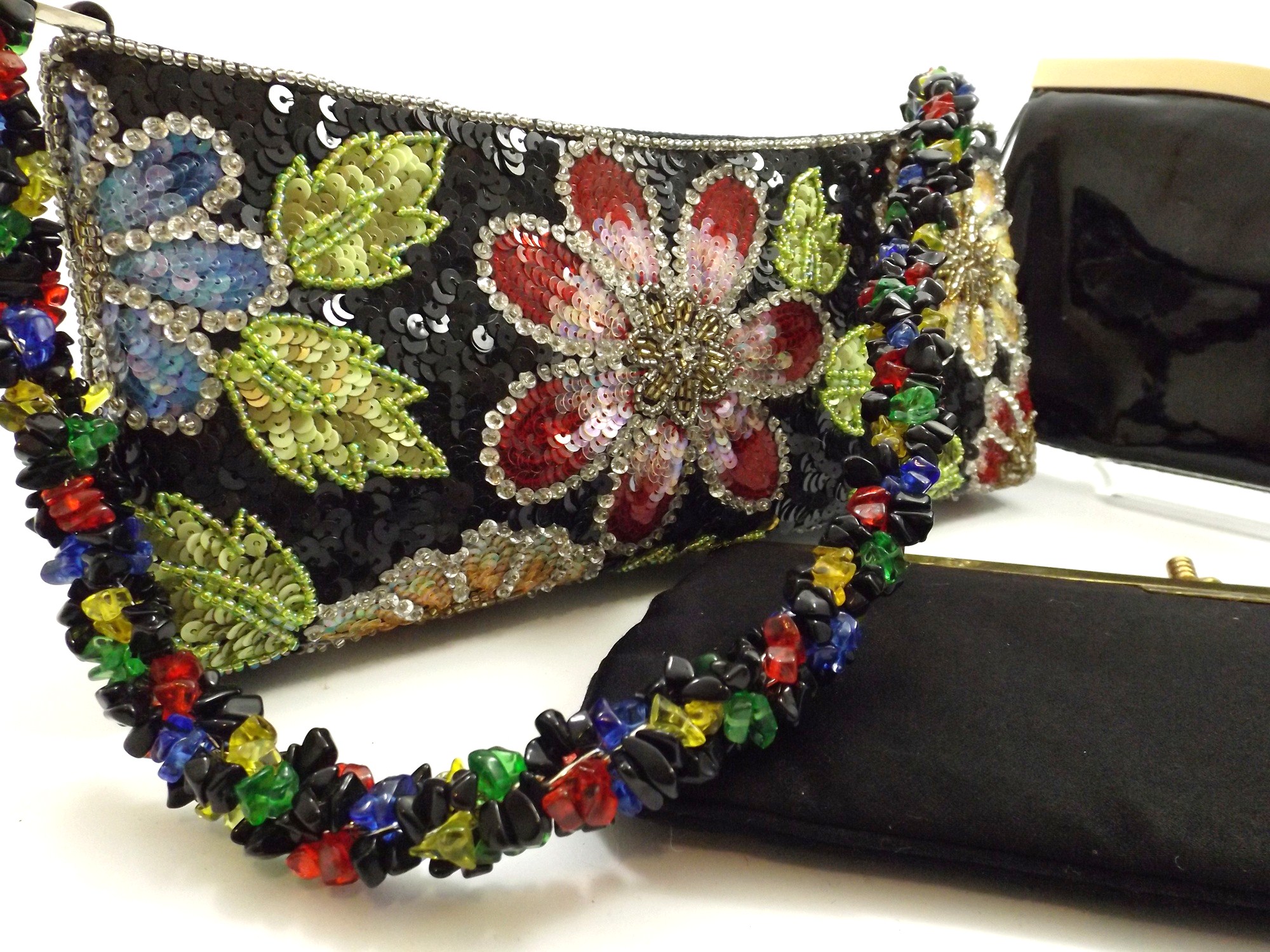 Vintage and Modern Purses, with Ann Taylor Clutch