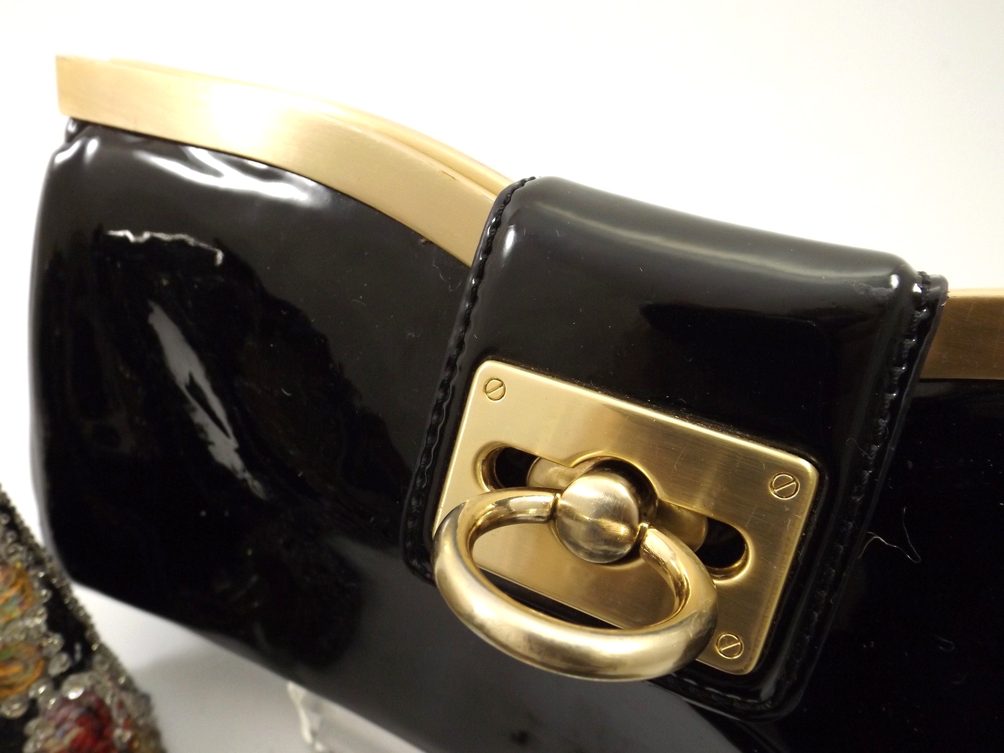 Vintage and Modern Purses, with Ann Taylor Clutch