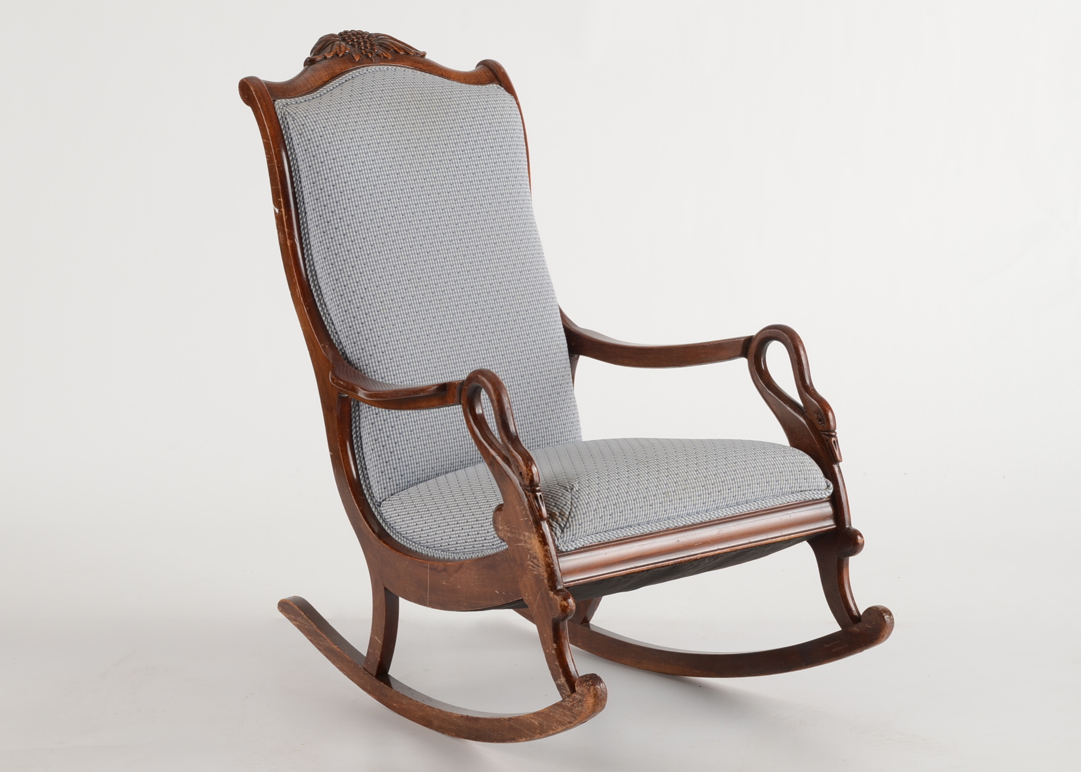 Victorian Style Gooseneck Rocking Chair