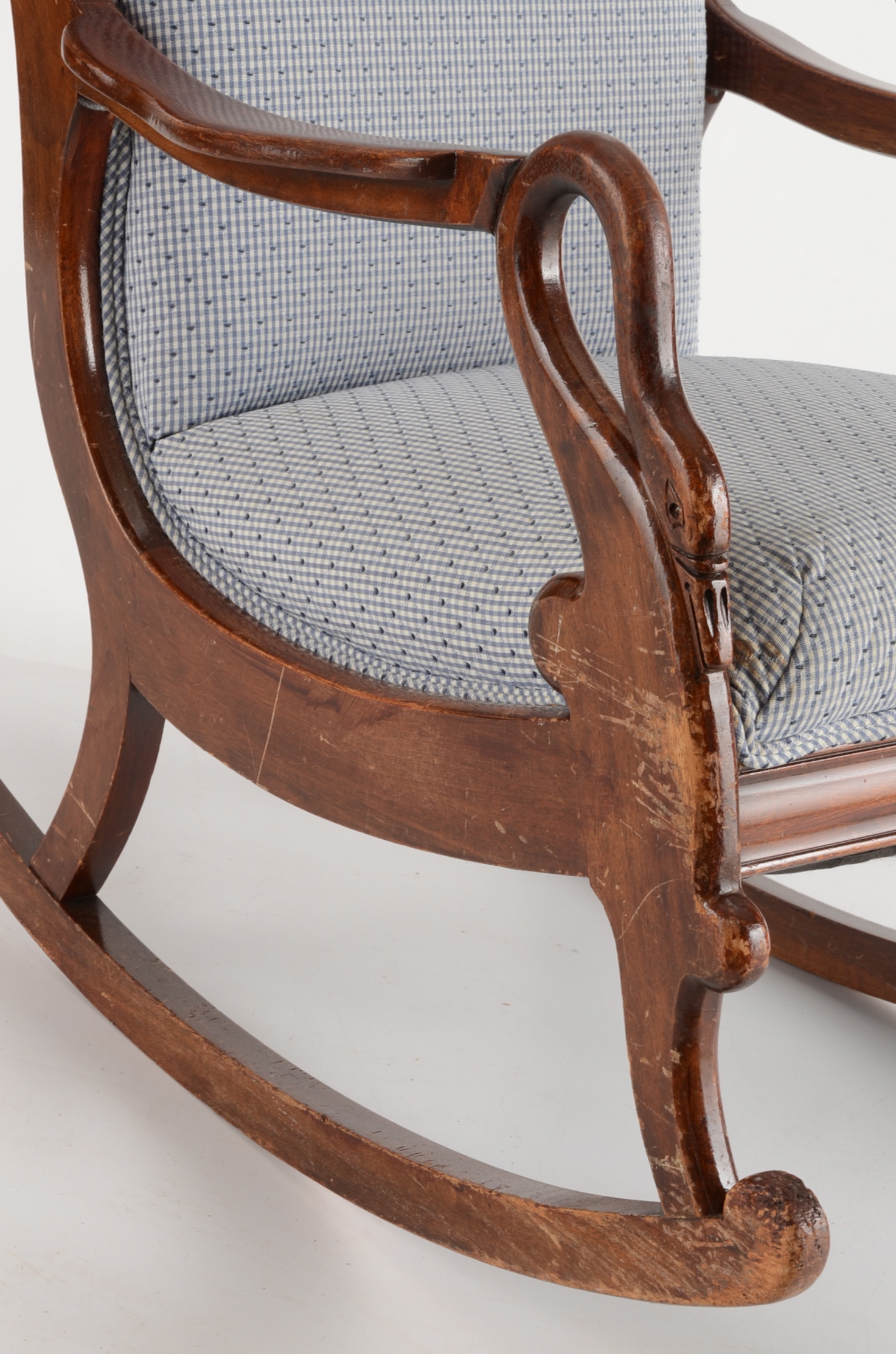 Victorian Style Gooseneck Rocking Chair