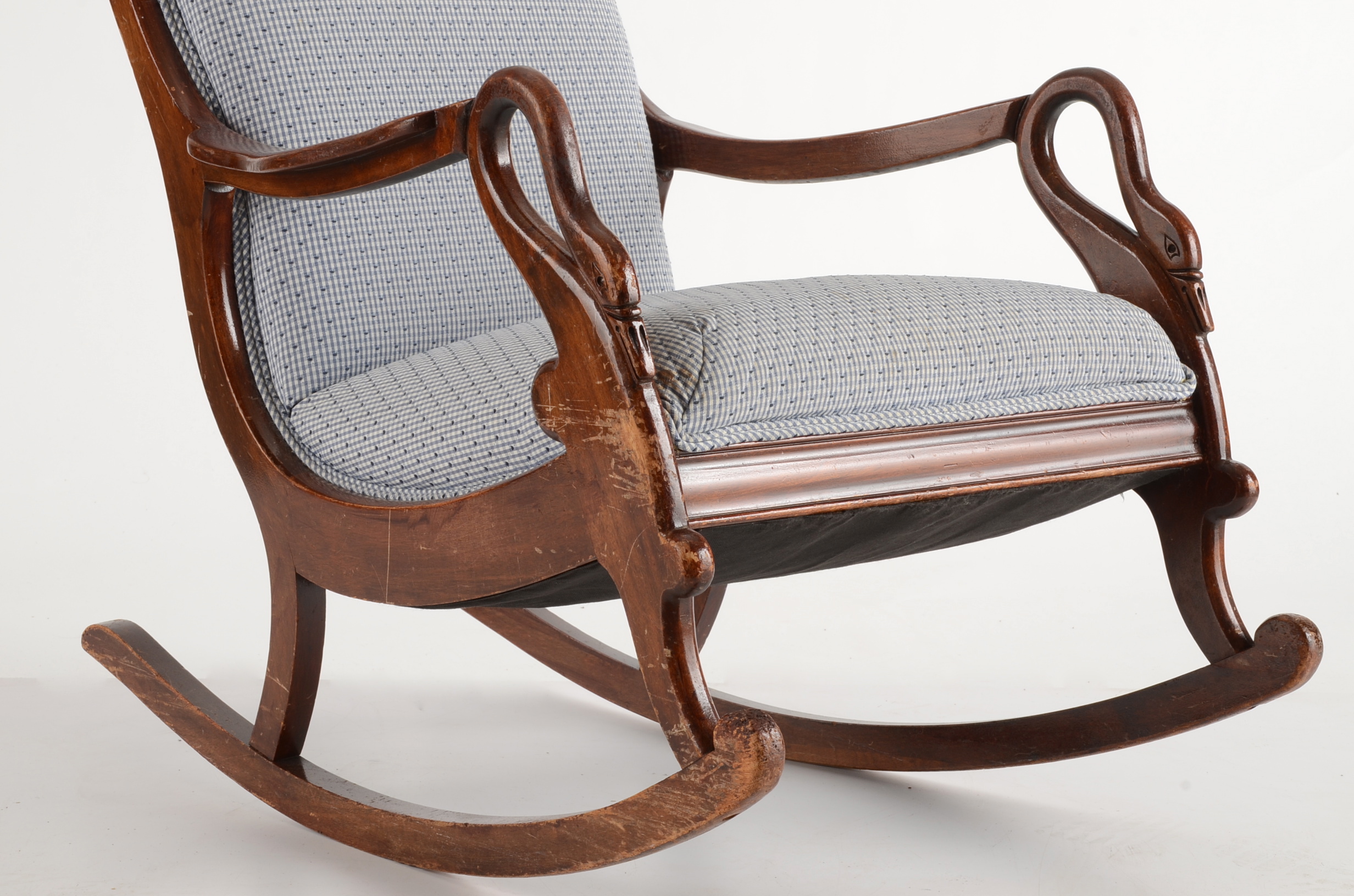 Victorian Style Gooseneck Rocking Chair