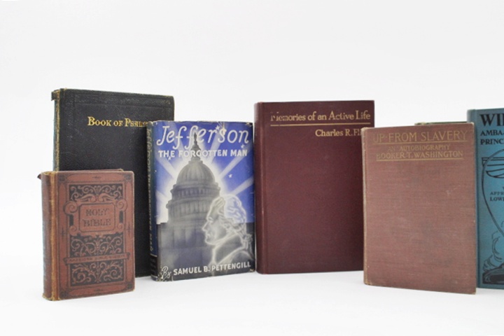 Antique Books 1888 - 1938 Twain, Worlds Fair, Up from Slavery