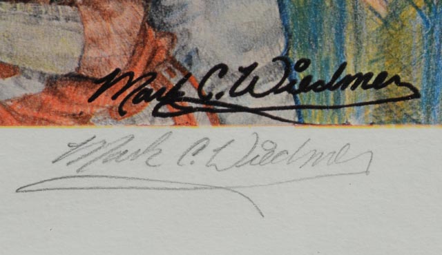 1970s University of Kentucky "Kentucky Heroes" Signed Print