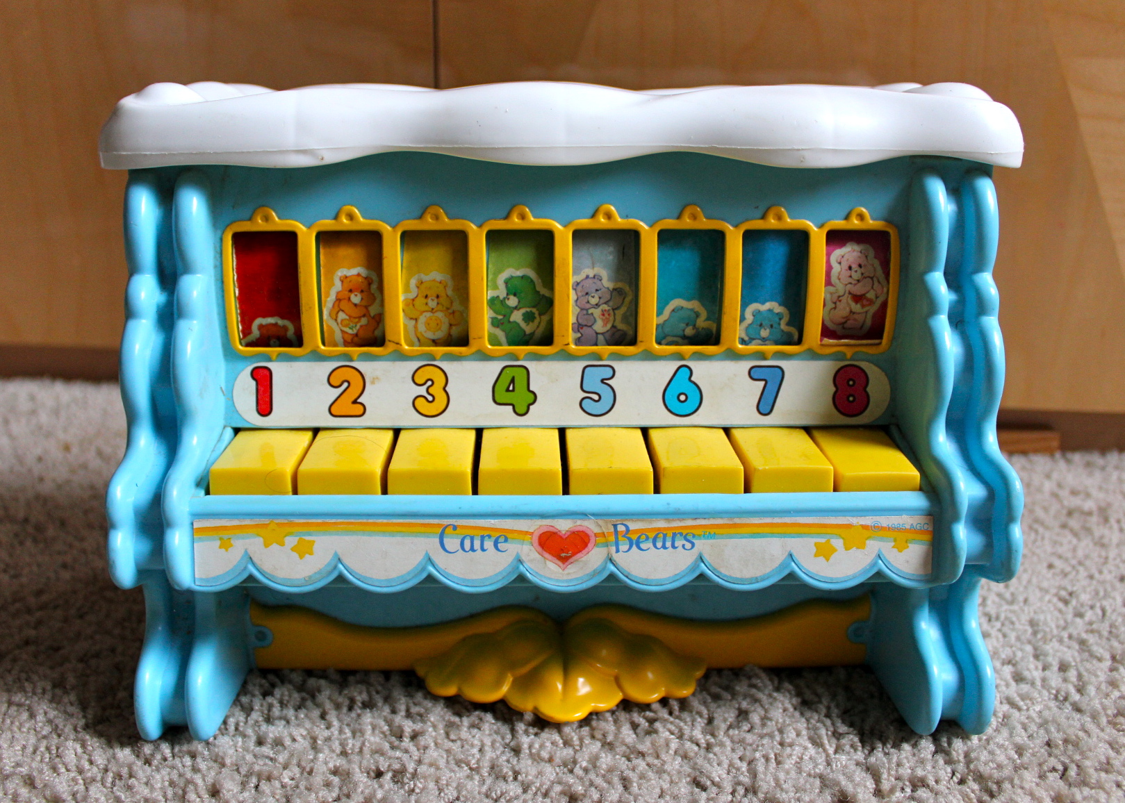 Vintage Care Bears Piano Xylophone in 1985