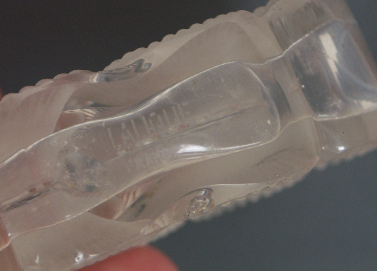 Lalique 'Deux Fleurs' Crystal Perfume Flacon