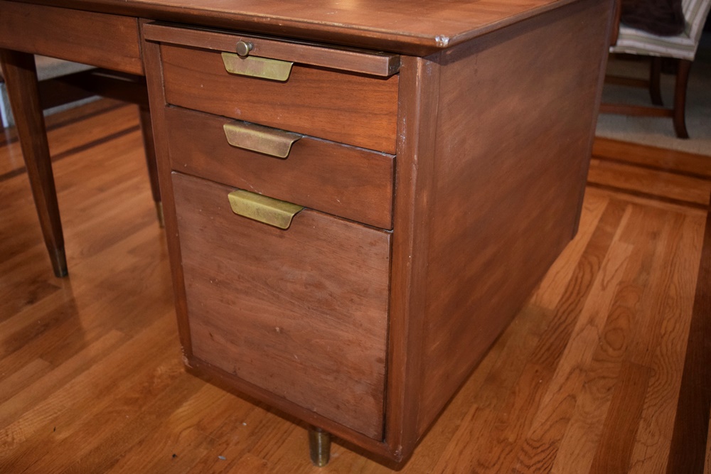 Mid-Century Modern Boomerang Executive  Desk