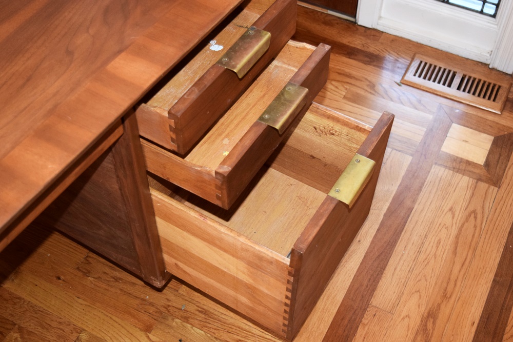 Mid-Century Modern Boomerang Executive  Desk