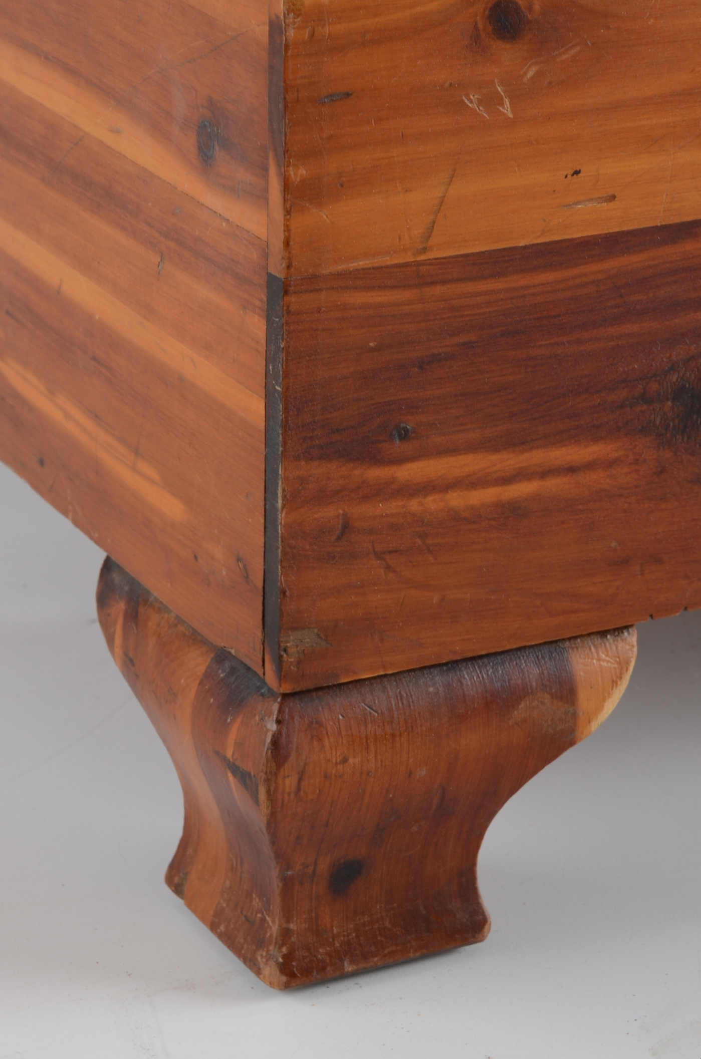 Vintage Cedar Chest with Metal Bands