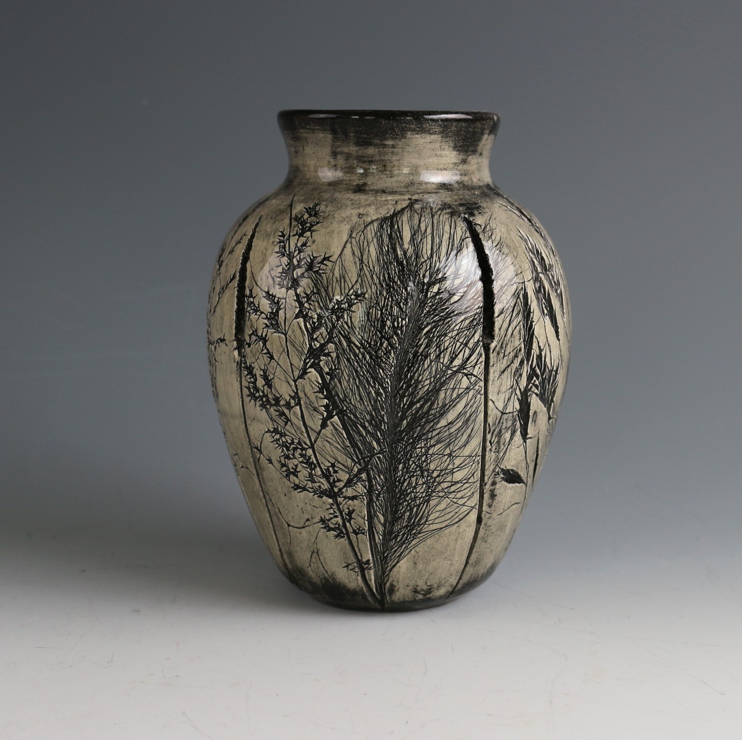 Signed Fred Devlin Handmade Pottery Vase