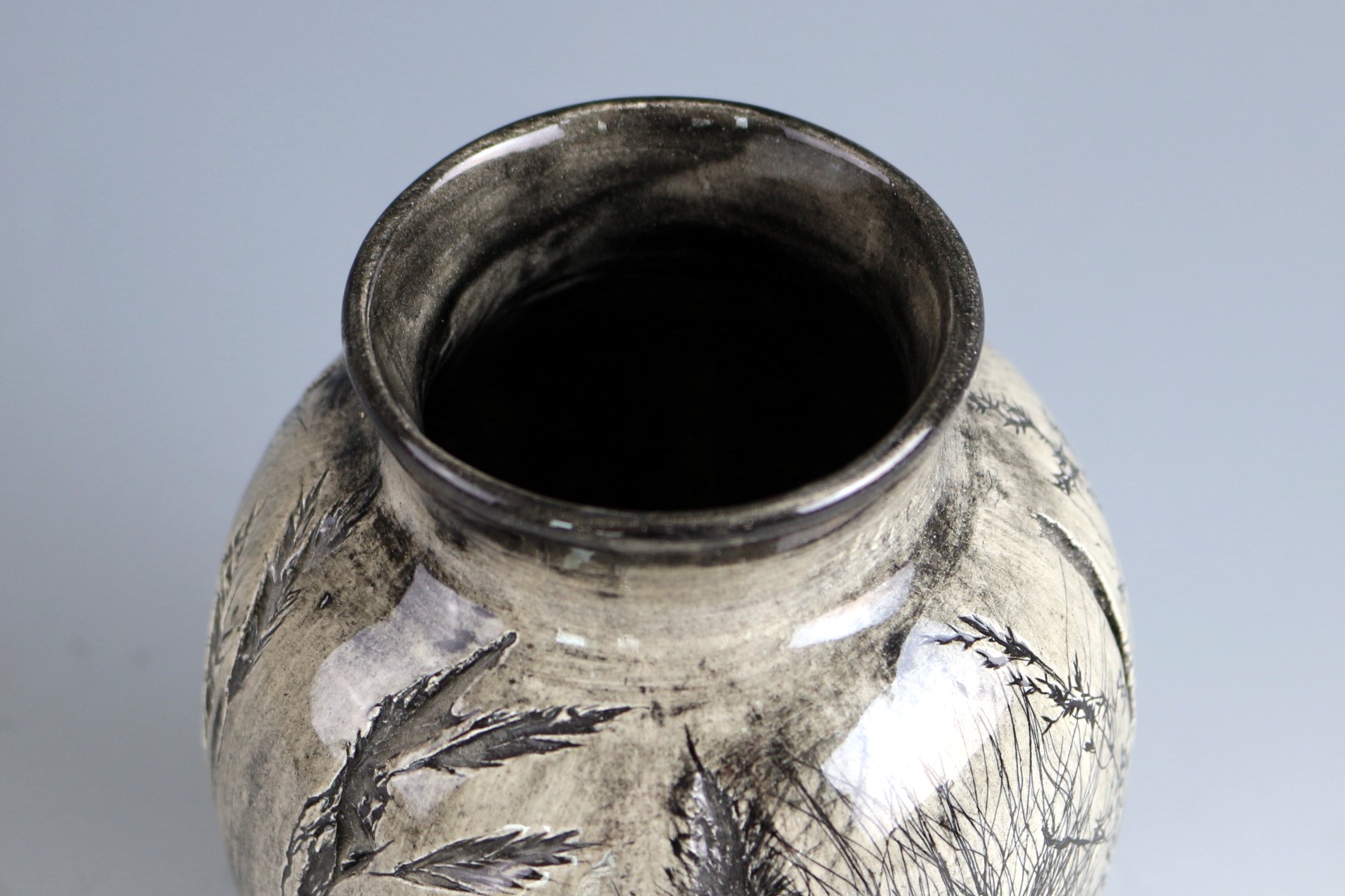 Signed Fred Devlin Handmade Pottery Vase