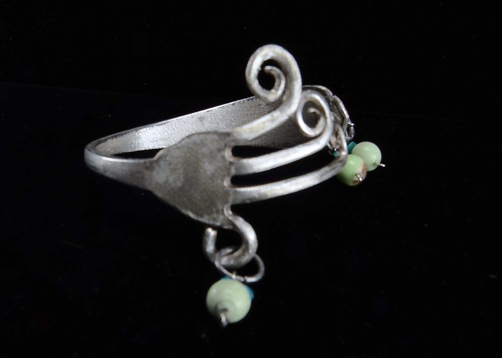 Repurposed Silver-plated Fork Bracelet