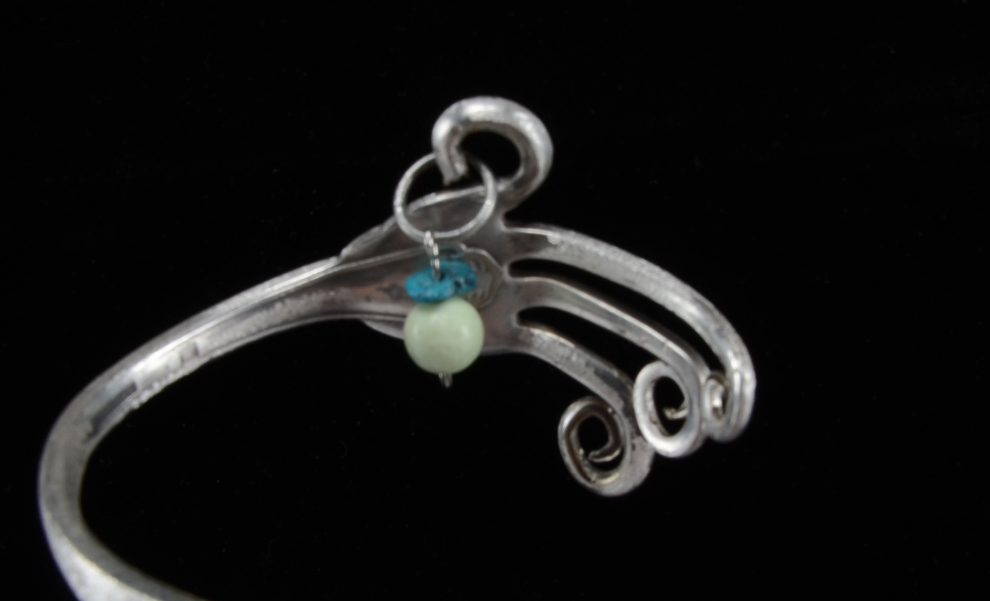 Repurposed Silver-plated Fork Bracelet