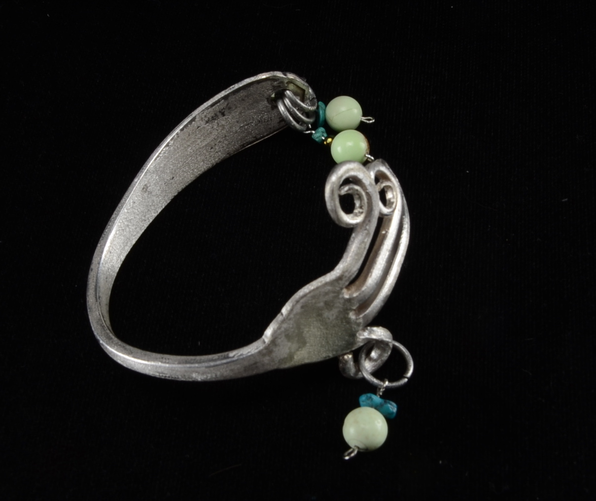 Repurposed Silver-plated Fork Bracelet