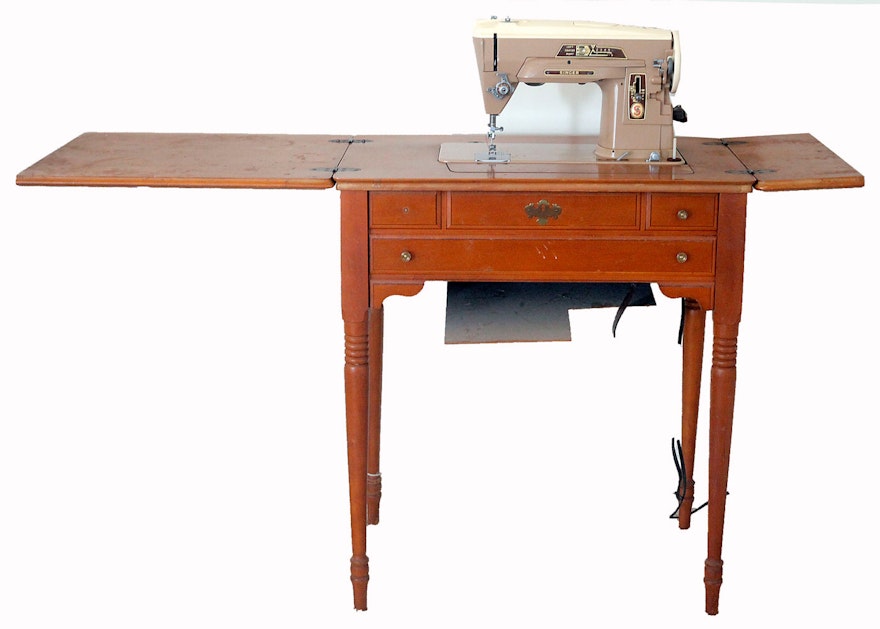1951 Singer Sewing Machine and Desk