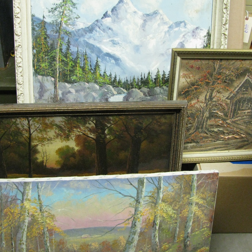 Original Oil Paintings by Indiana's Trover, Fullen and Griffith