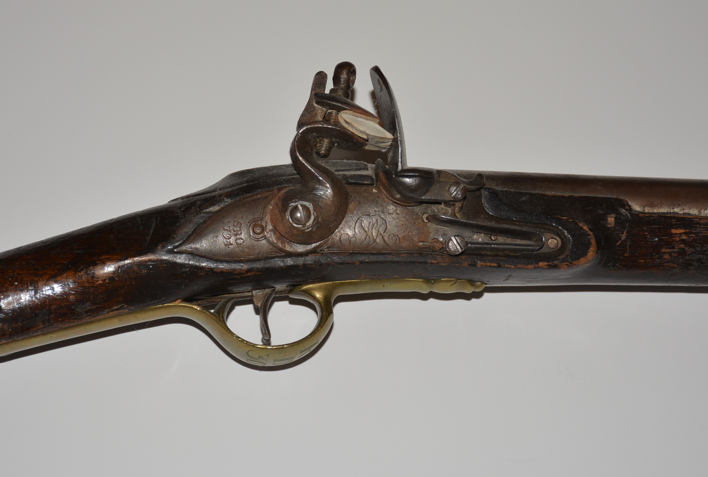 Antique Portuguese Flintlock Carbine Dated 1794