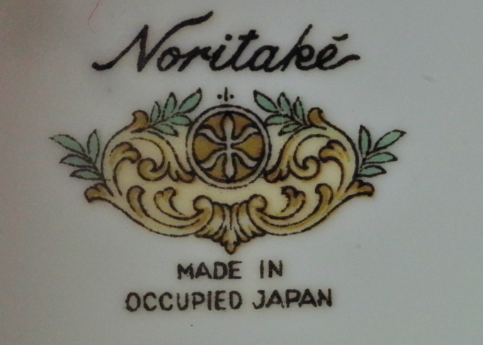 Vintage Noritake China marked 'Made in Occupied Japan'