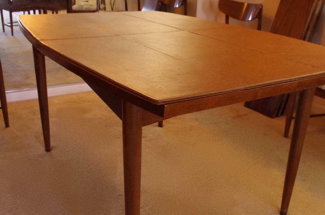 Mid Century Modern 'Dania' Dining Table and Six Chairs