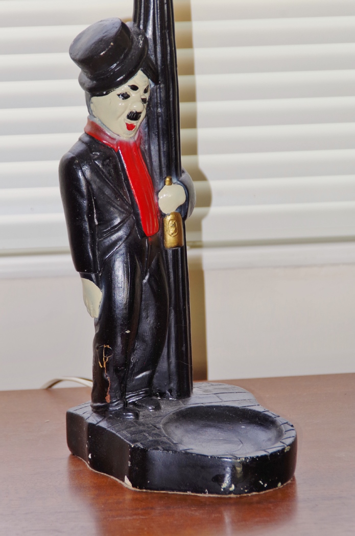 Vintage Charlie Chaplin Lamp Post Light