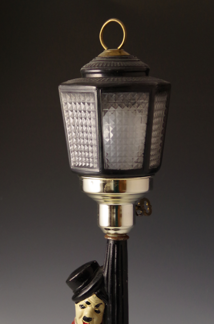 Vintage Charlie Chaplin Lamp Post Light